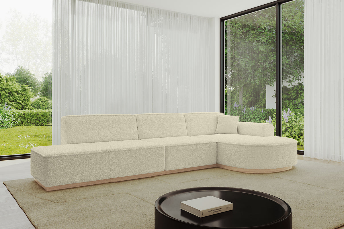 Ecksofa ARRIO-L2 Bouclé