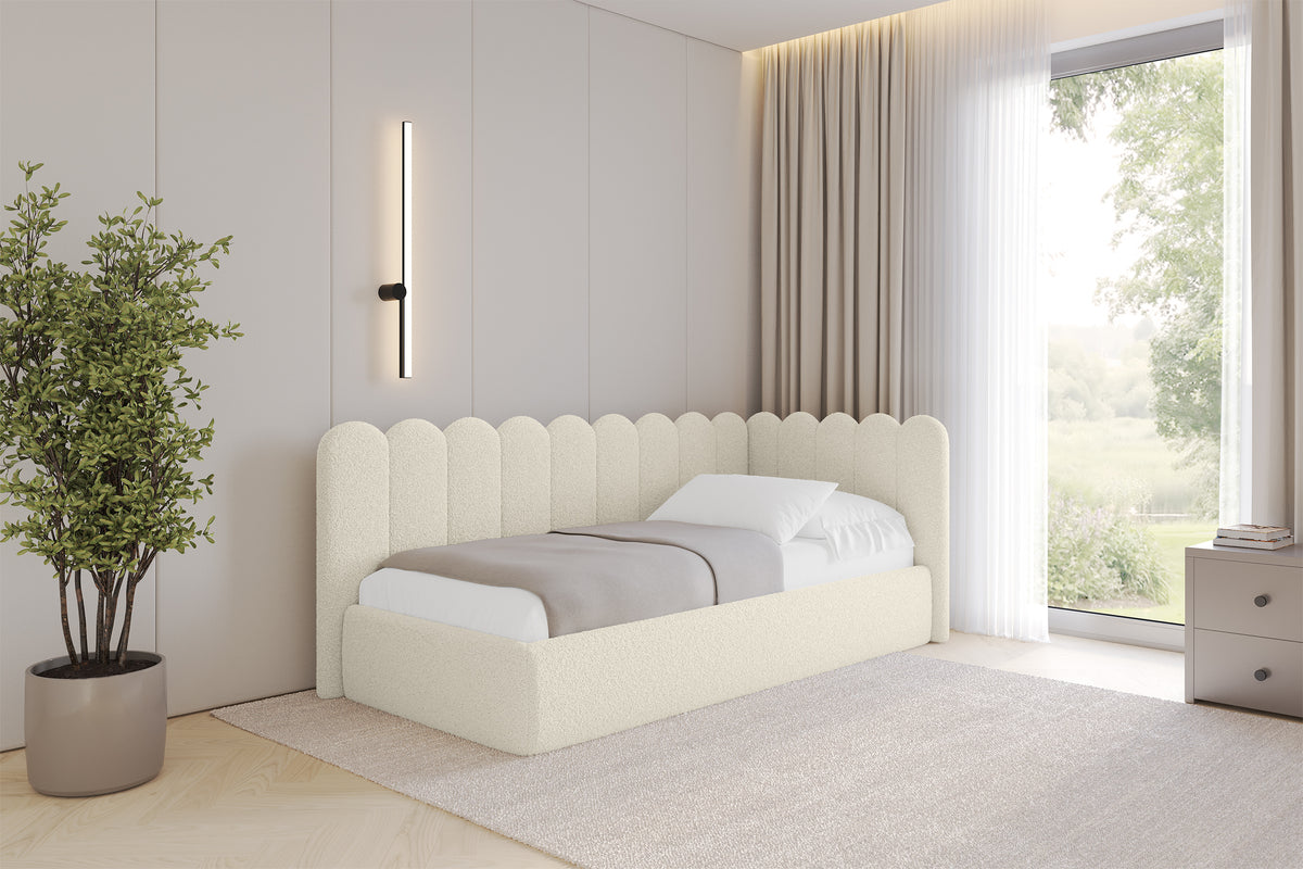 Jugendbett ARTY Bouclé Linksseitig