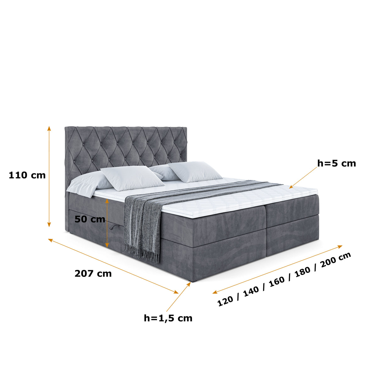 Boxbett AMAY-BZ Samt