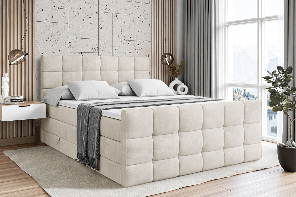 Boxspringbett APO-Z KING Samt