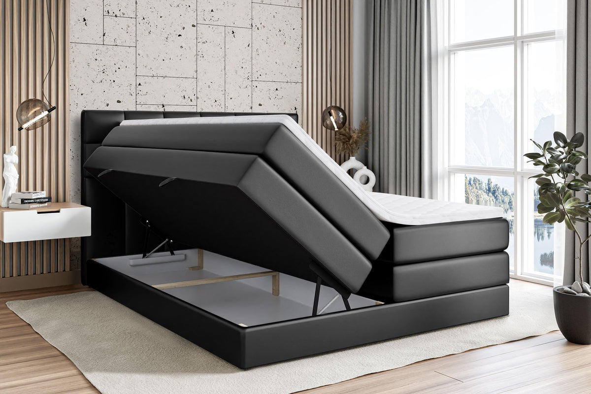 Boxspringbett APO KING Kunstleder