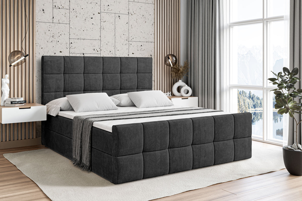 Łóżko boxspring APO-Z welur