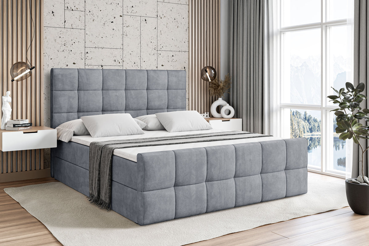 Łóżko boxspring APO-Z welur