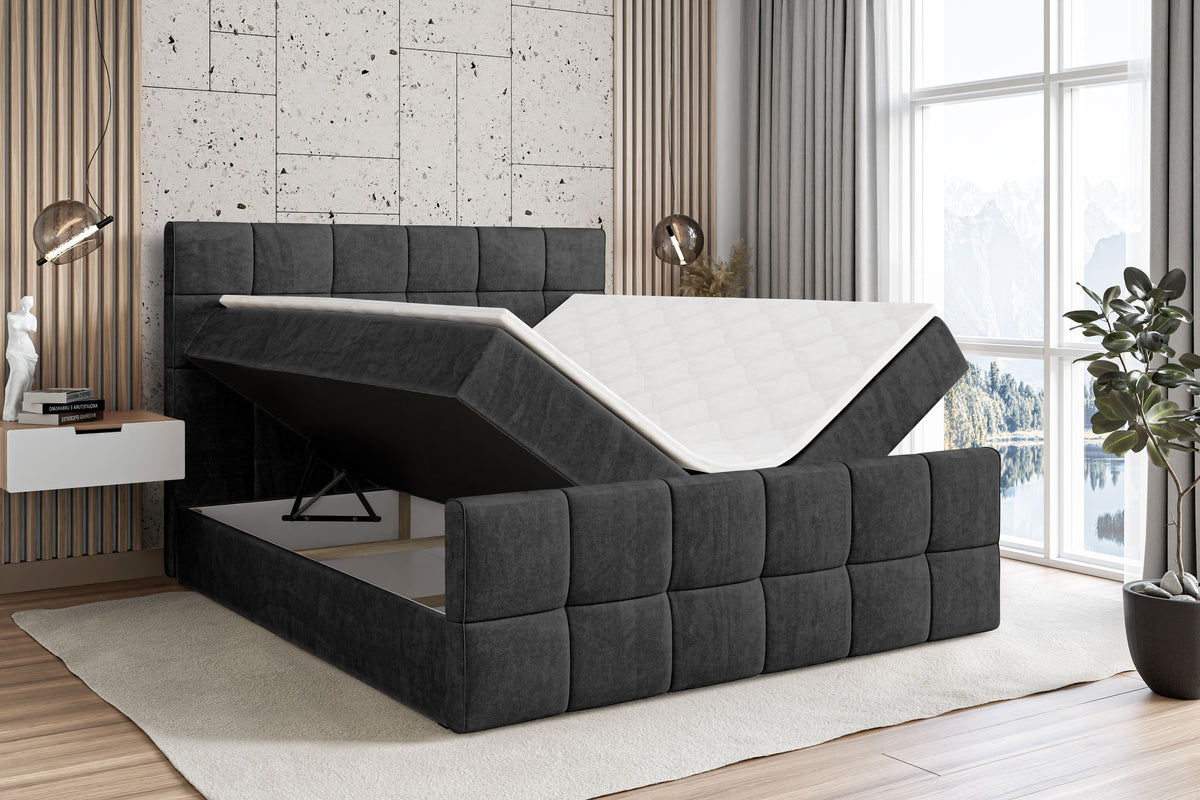 Łóżko boxspring APO-Z welur