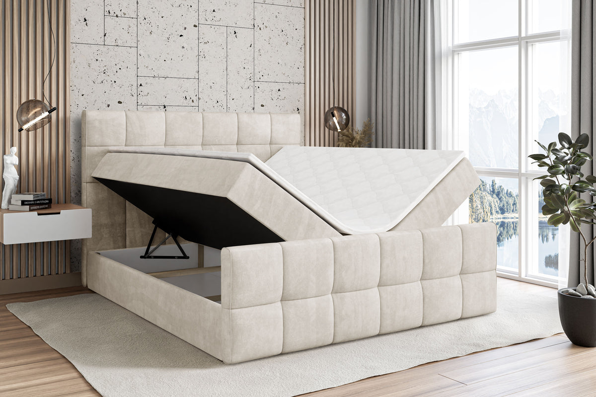 Łóżko boxspring APO-Z welur