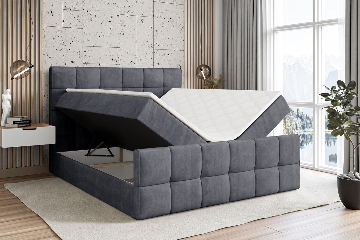 Łóżko boxspring APO-Z welur