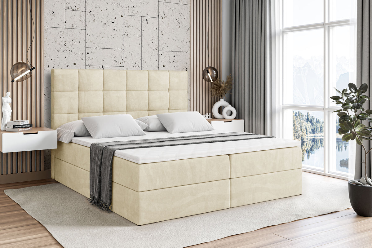 Łóżko boxspring APO welur