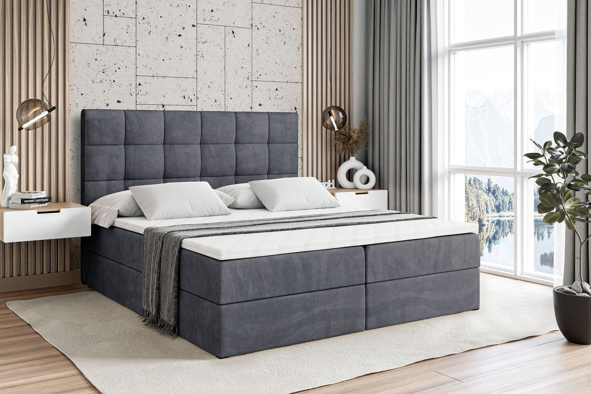 Łóżko boxspring APO welur