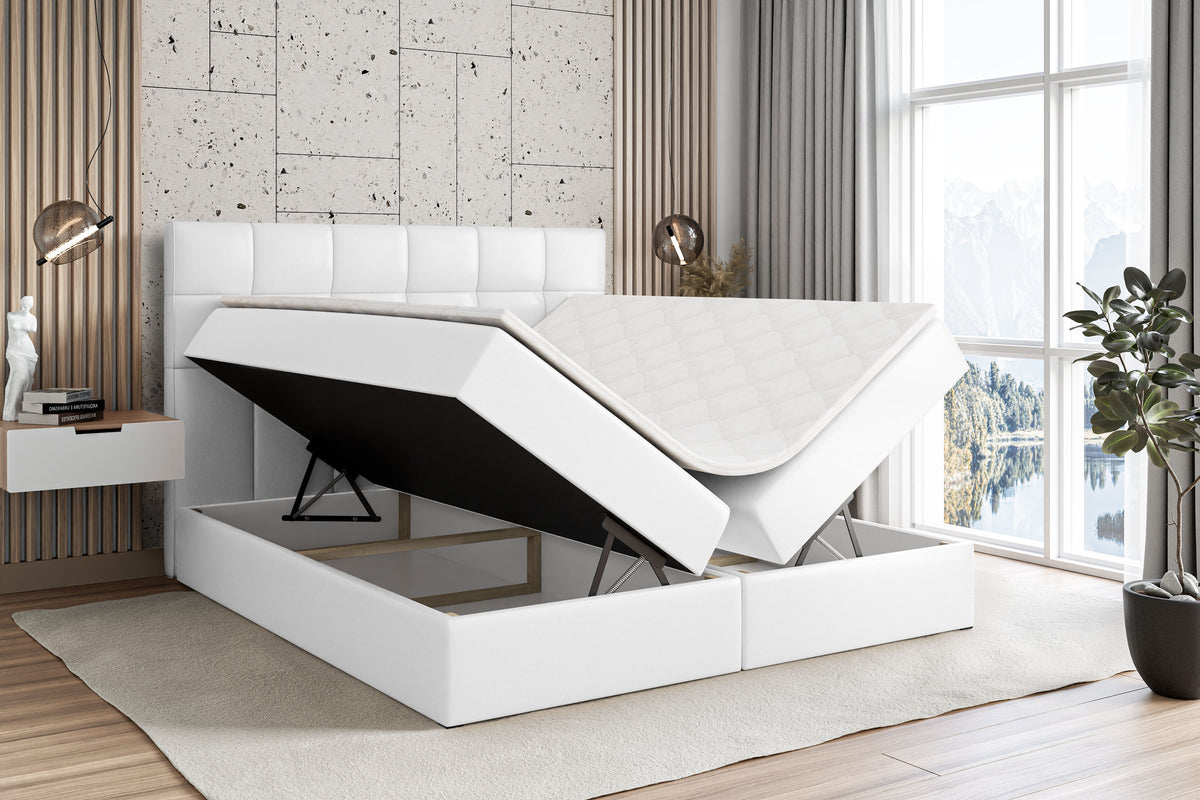 Łóżko boxspring APO ekoskóra