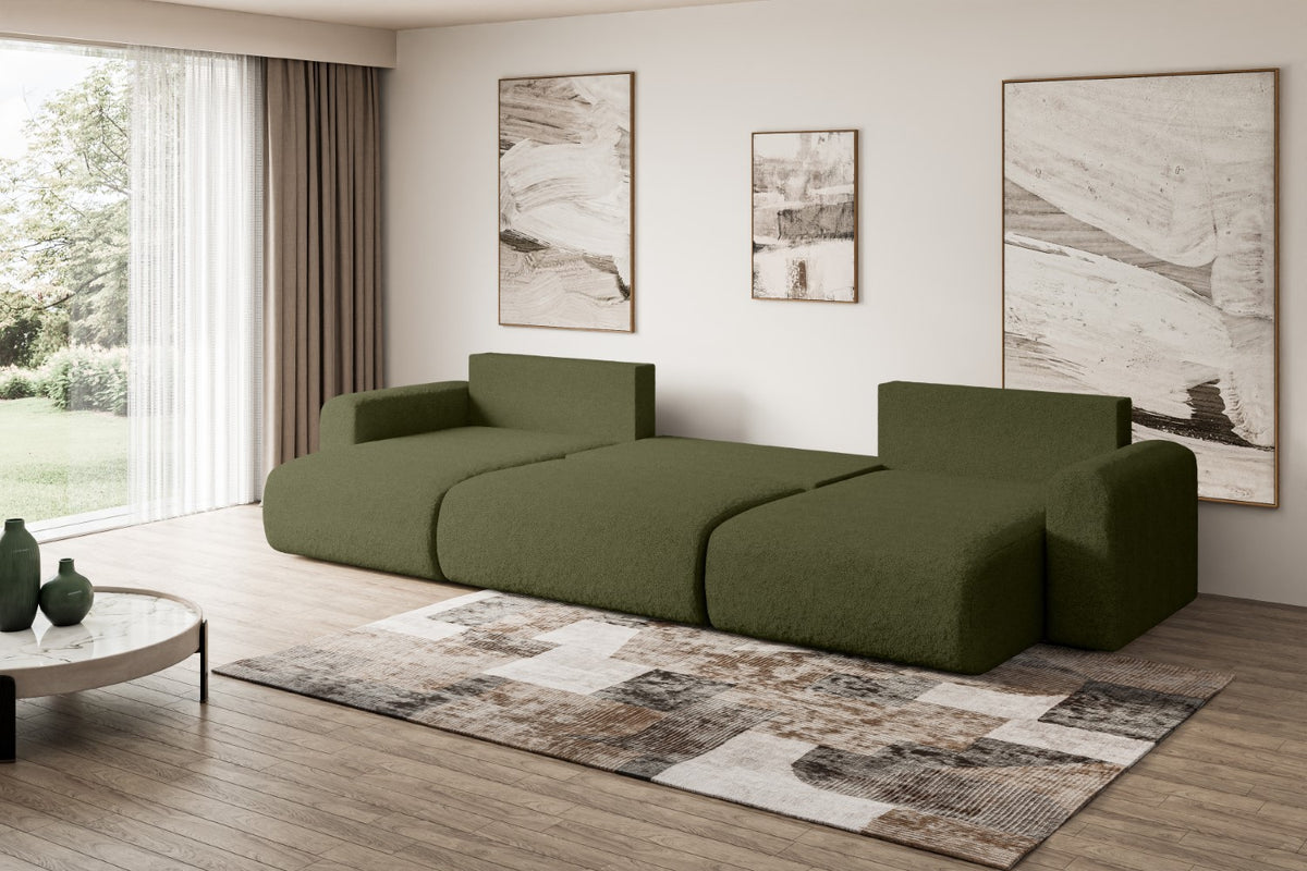 Wohnlandschaft ORRO-U Bouclé
