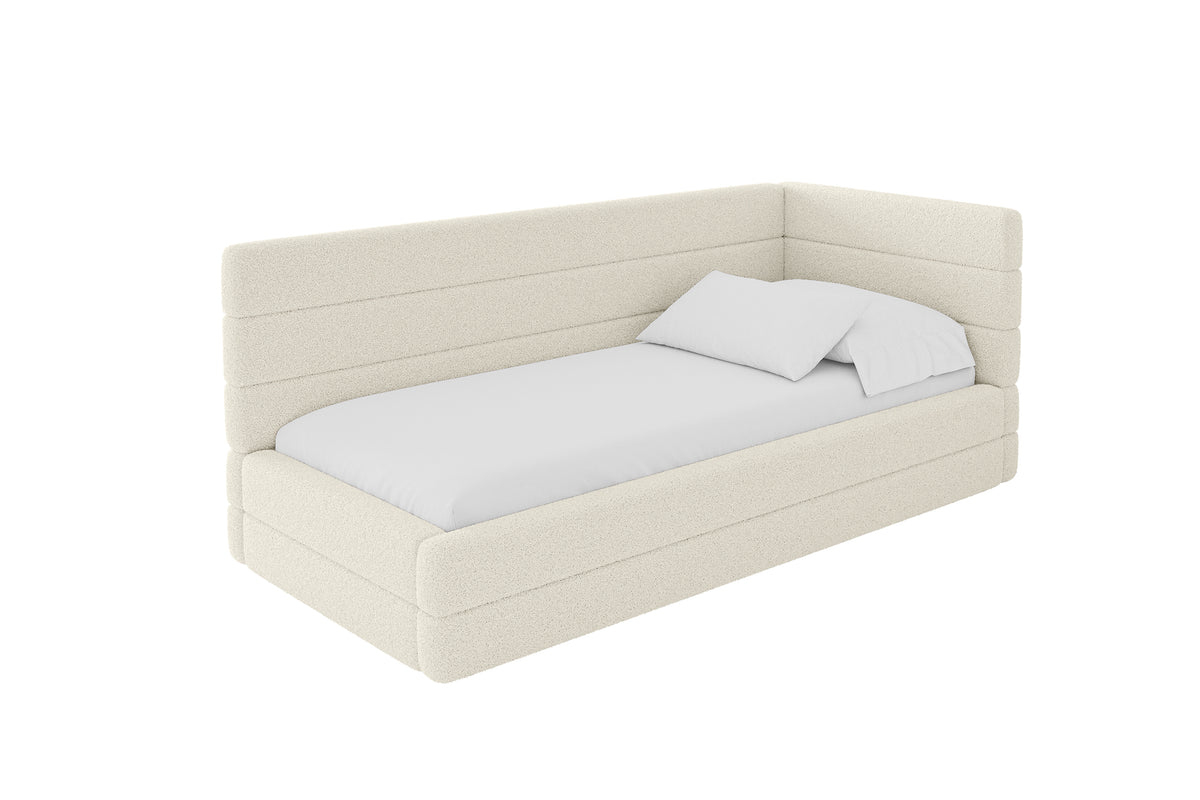 Łóżko młodzieżowe BEMY Bouclé lewostronne