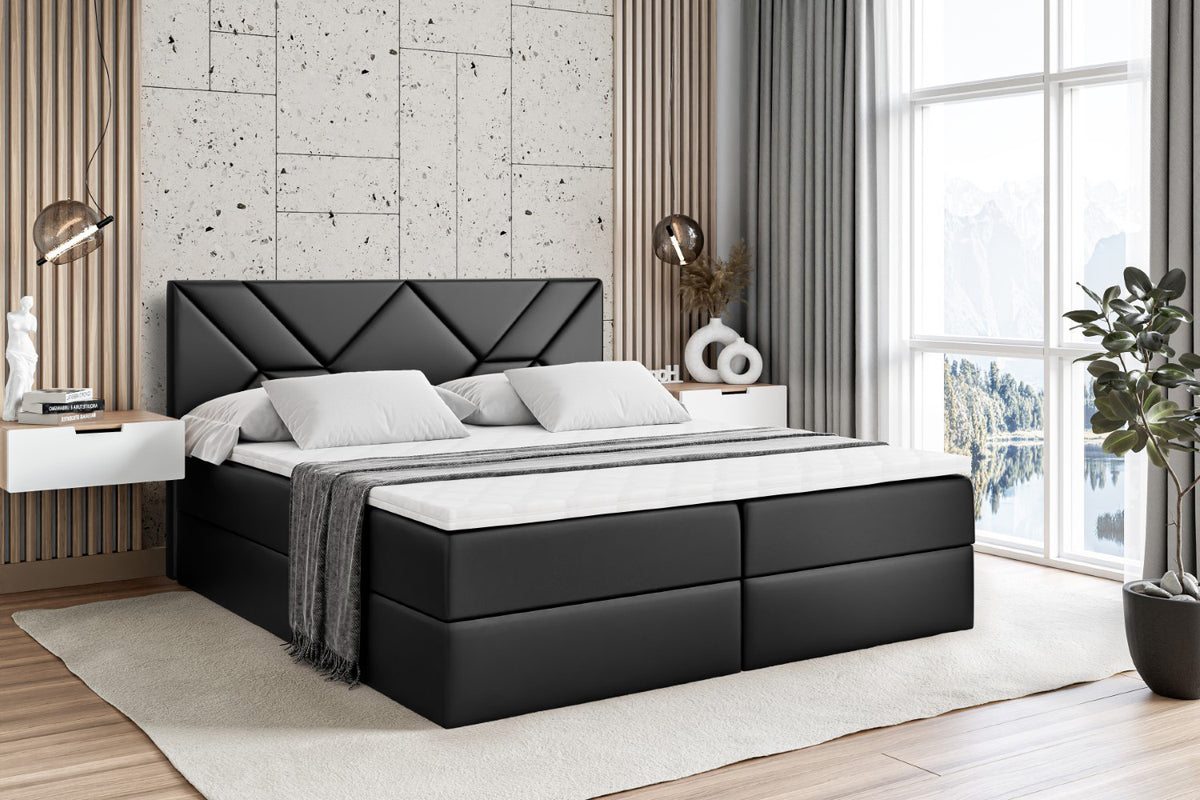 Łóżko boxspring BARWA ekoskóra