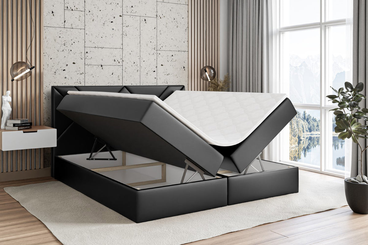 Łóżko boxspring BARWA ekoskóra