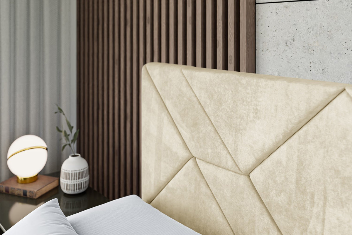 Łóżko boxspring BARWA-Z welur