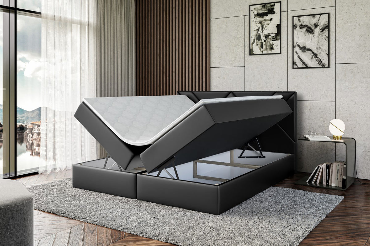 Łóżko boxspring BARWA ekoskóra
