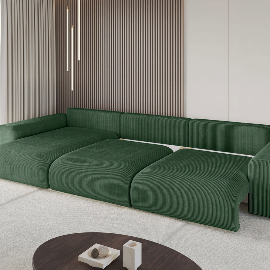 Ecksofa ESKAR-L2 mit Schlaffunktion