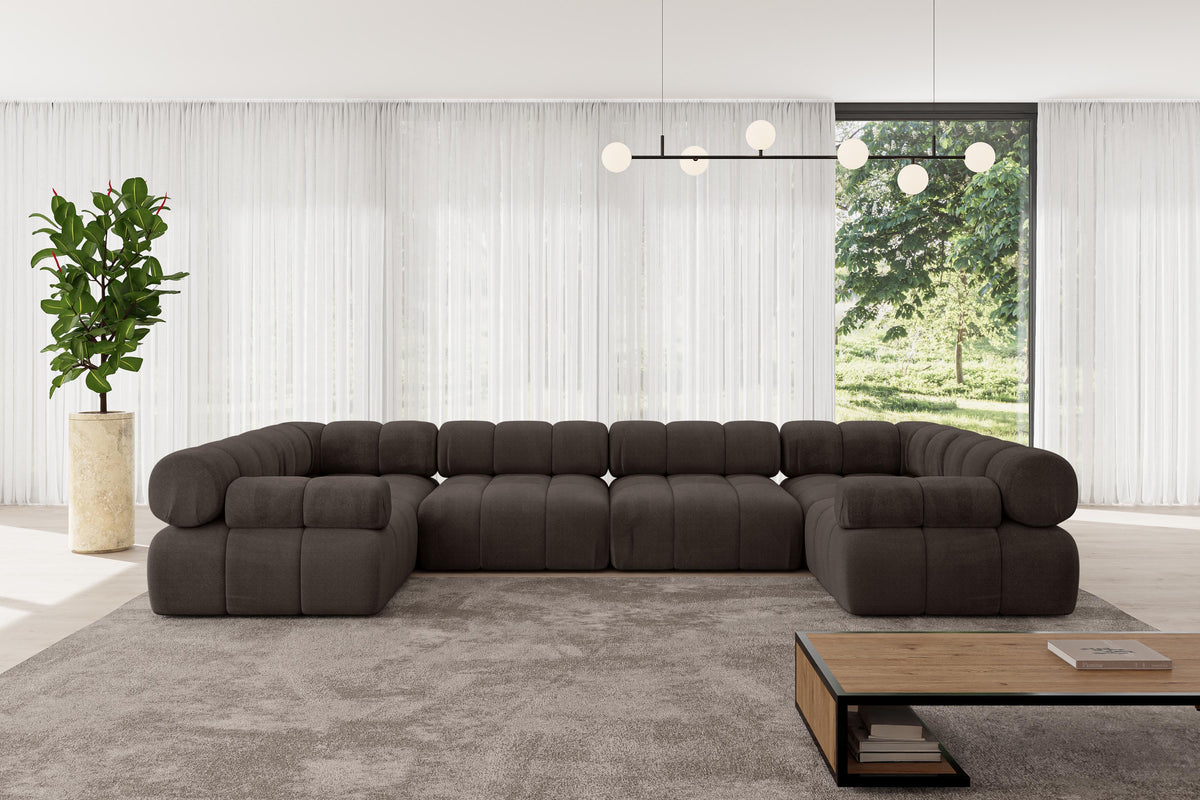 Wohnlandschaft BIRNO-U2 Samt