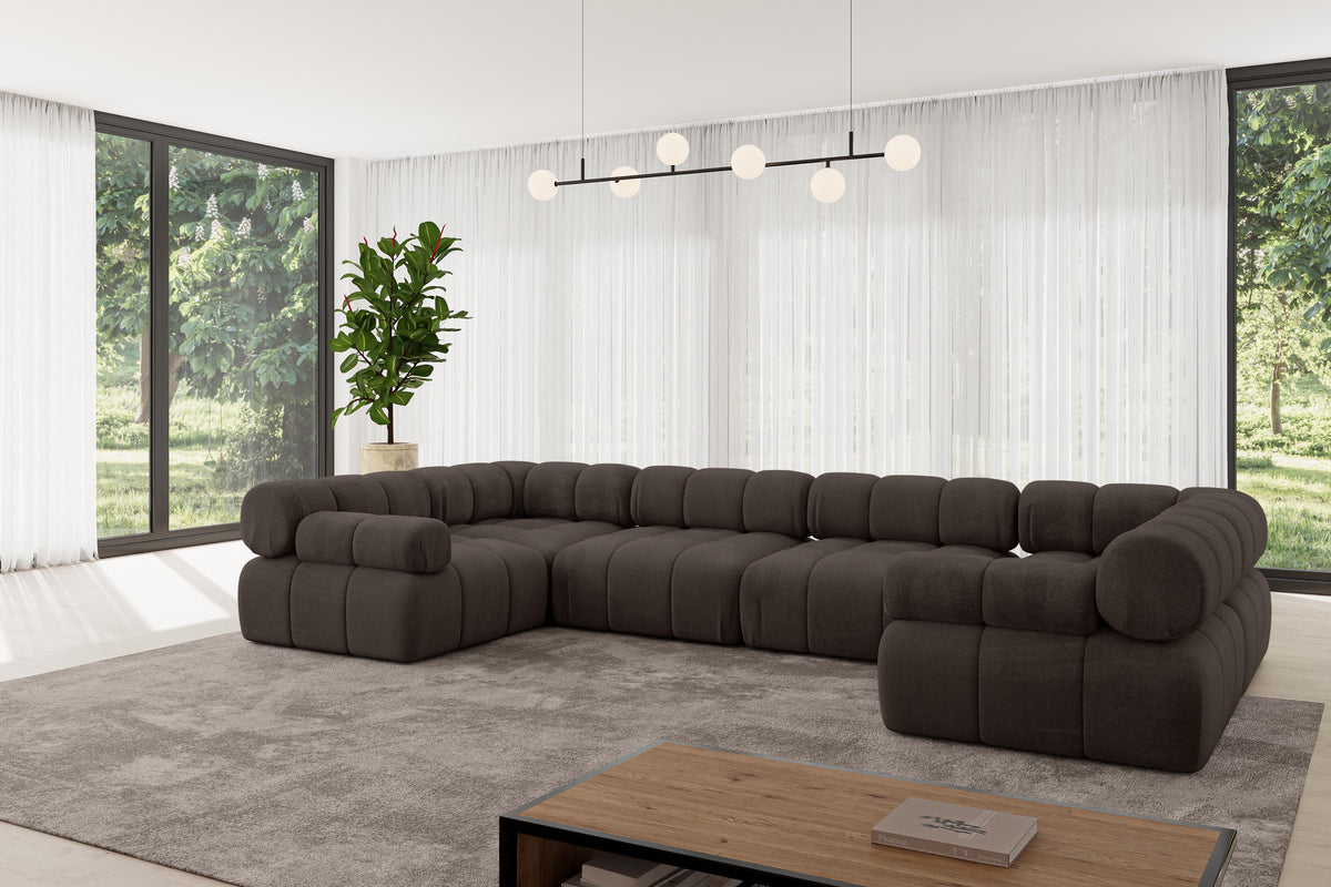 Wohnlandschaft BIRNO-U2 Samt