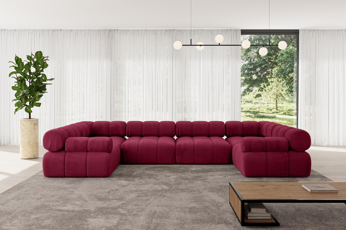 Wohnlandschaft BIRNO-U2 Samt