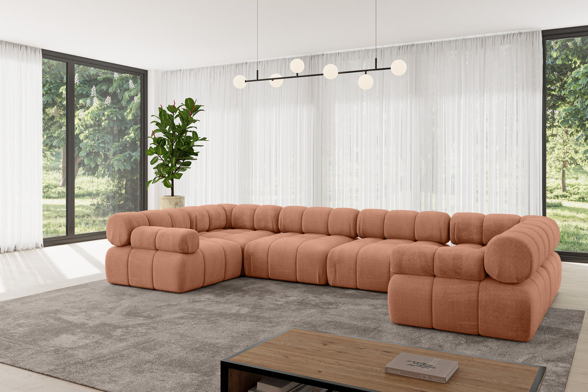 Wohnlandschaft BIRNO-U2 Samt