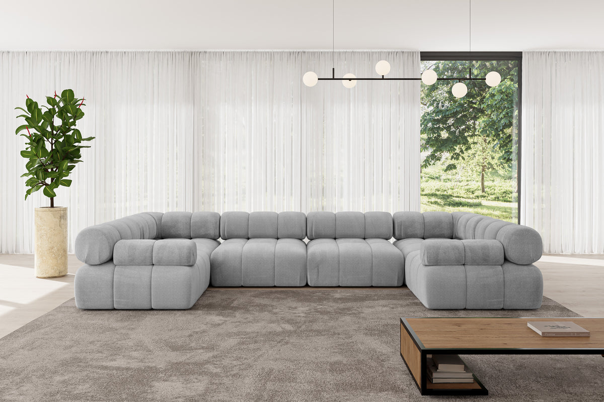 Wohnlandschaft BIRNO-U2 Samt