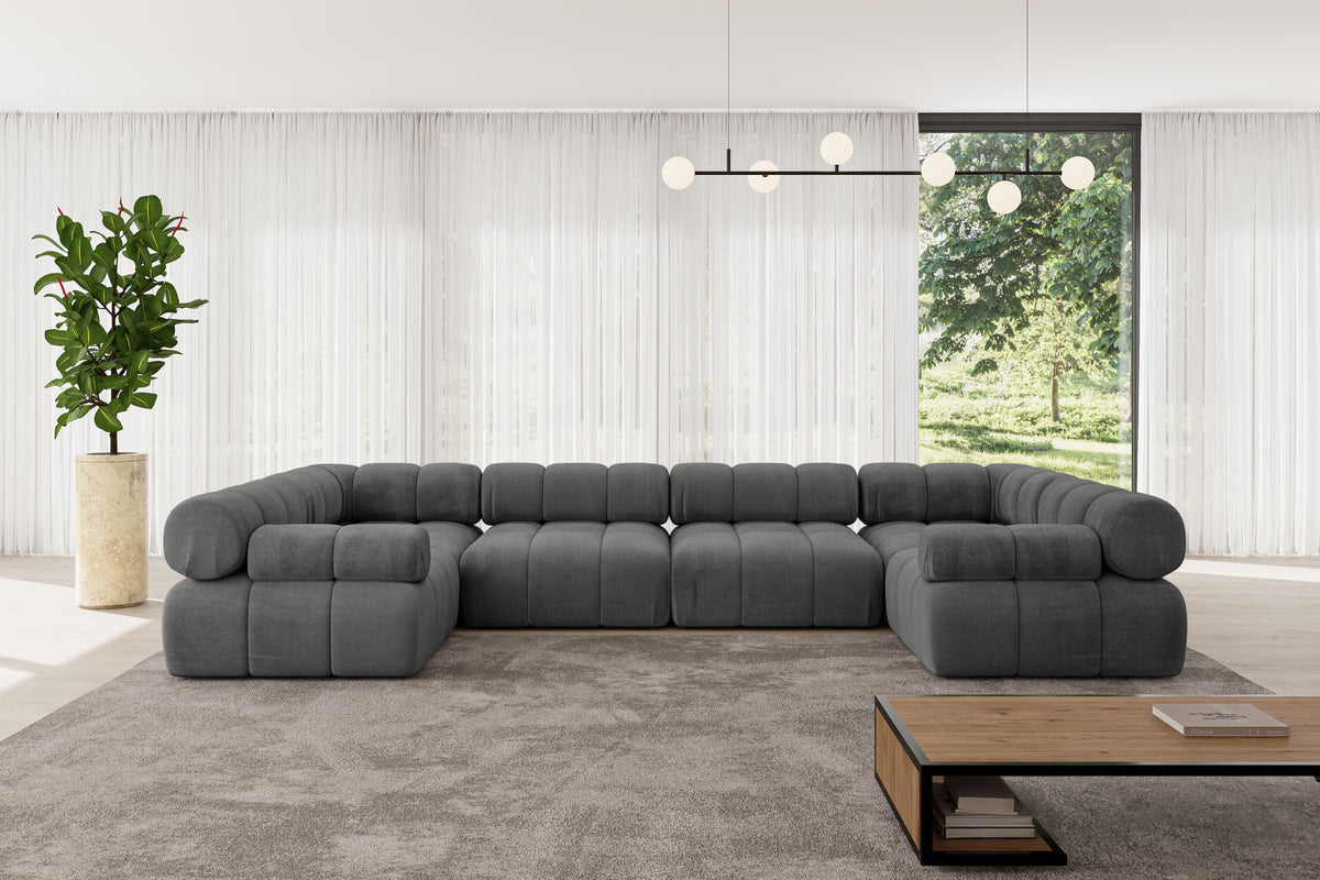 Wohnlandschaft BIRNO-U2 Samt