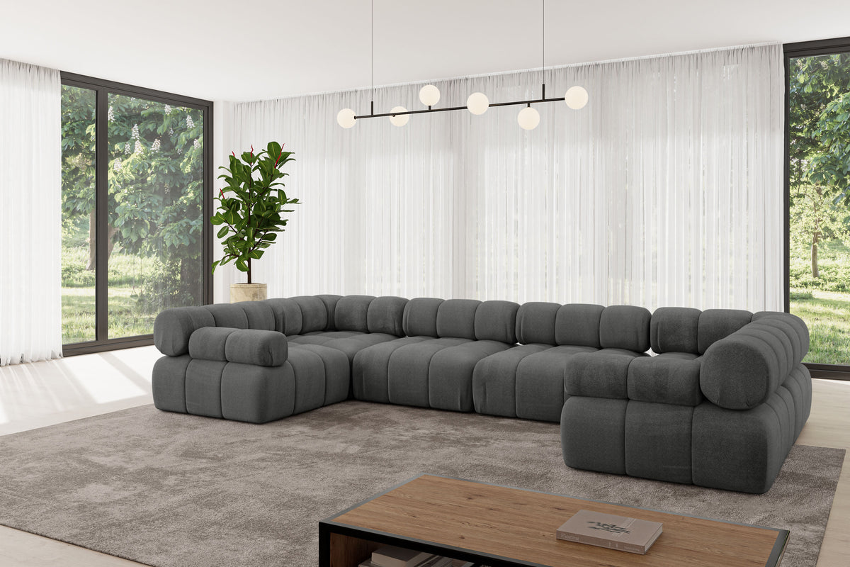 Wohnlandschaft BIRNO-U2 Samt