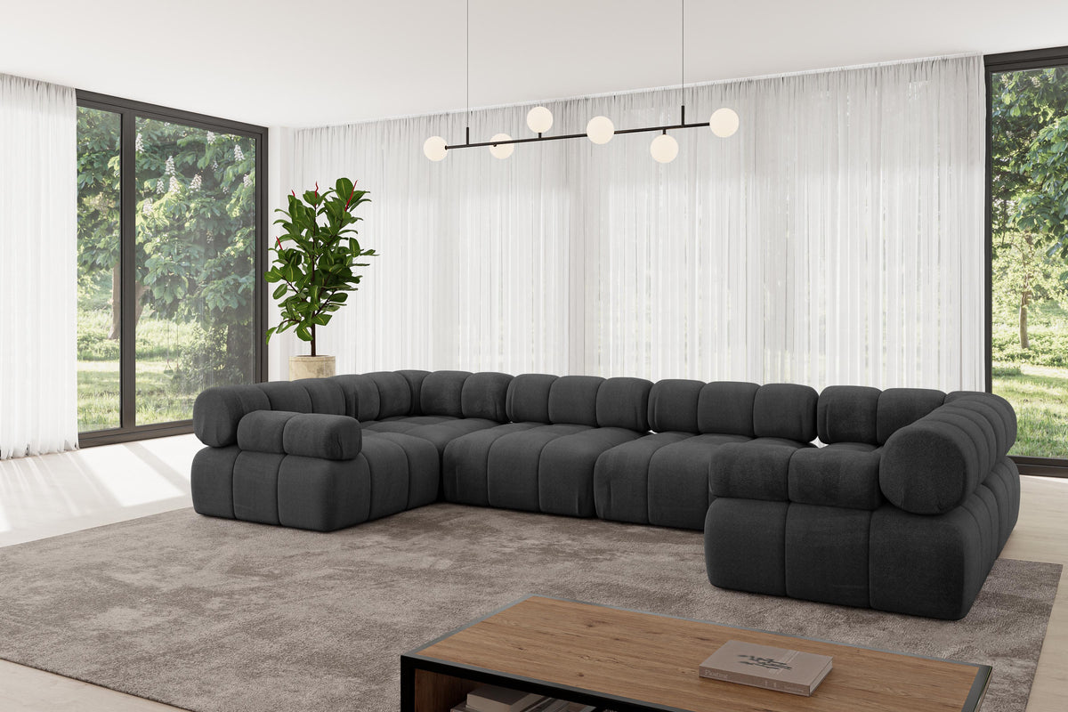 Wohnlandschaft BIRNO-U2 Samt
