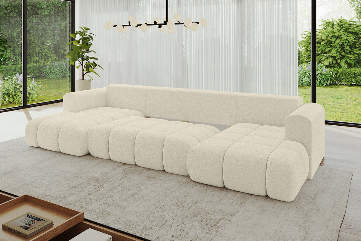 Wohnlandschaft CLOUD-U Bouclé