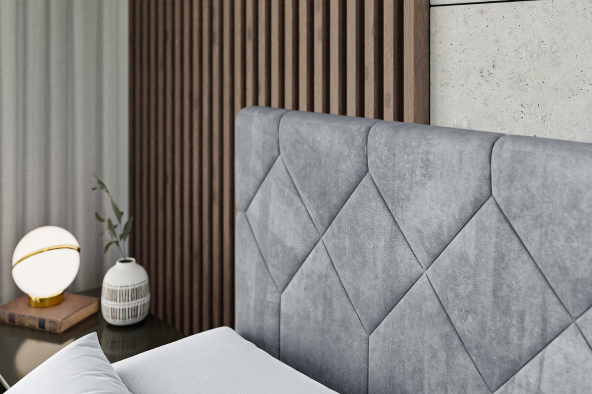 Boxspringbett CATOR KING Samt