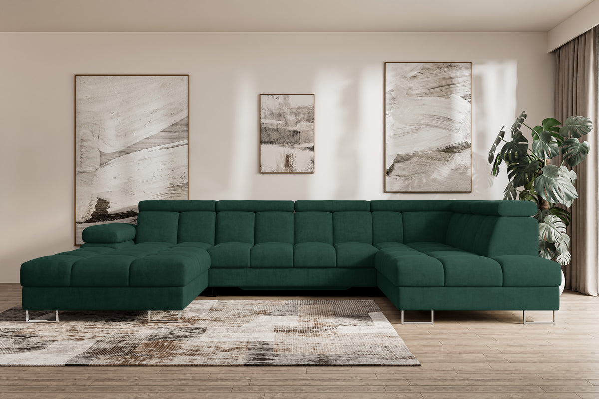 Wohnlandschaft COMA U Samt