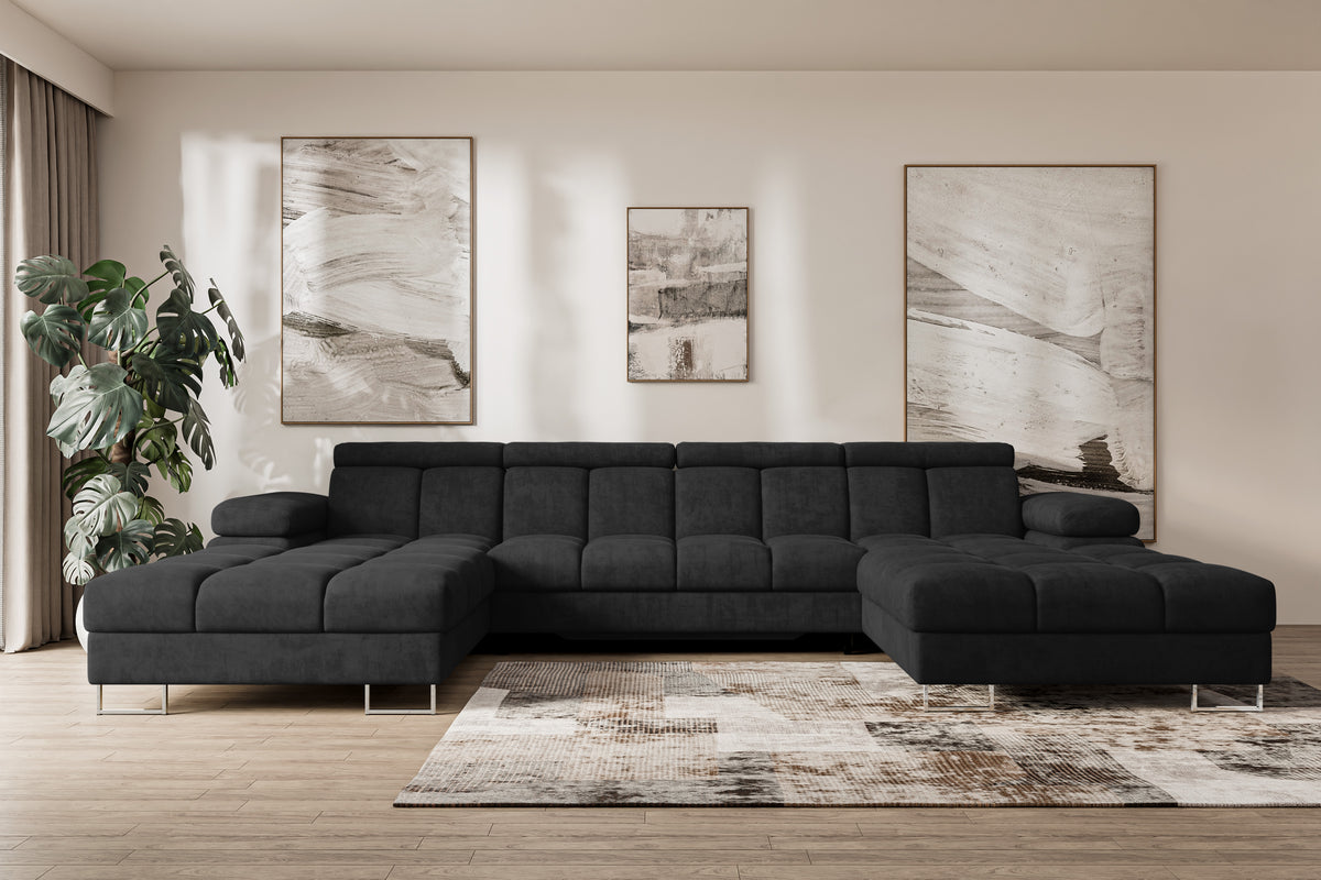 Wohnlandschaft COMA U2 Samt