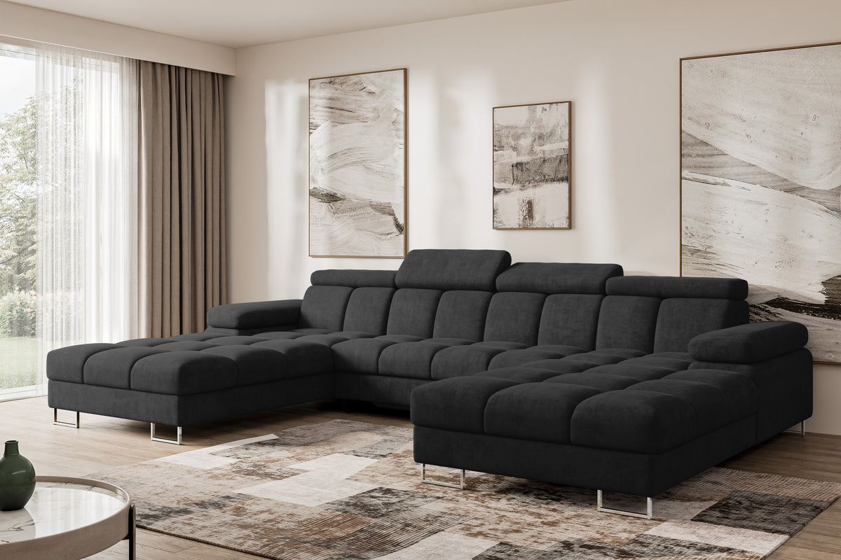 Wohnlandschaft COMA U2 Samt