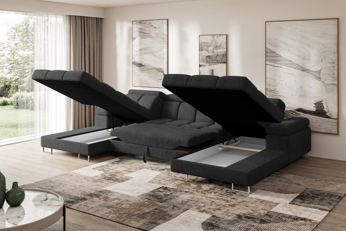 Wohnlandschaft COMA U2 Samt