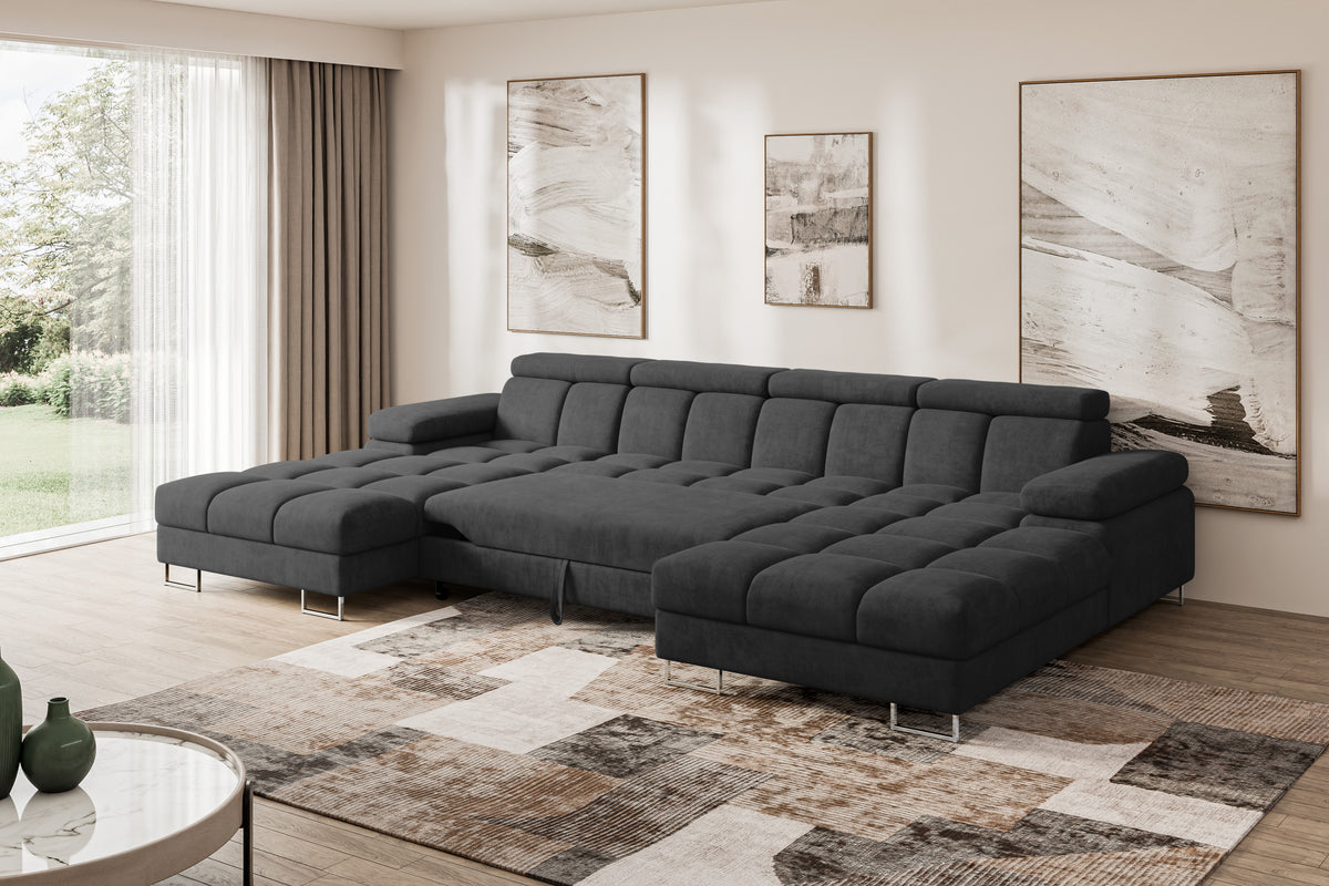 Wohnlandschaft COMA U2 Samt