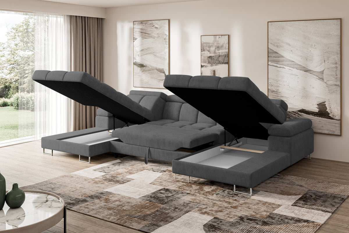 Wohnlandschaft COMA U2 Samt