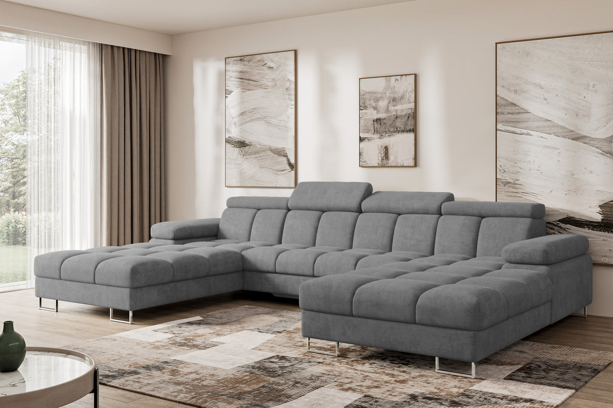 Wohnlandschaft COMA U2 Samt