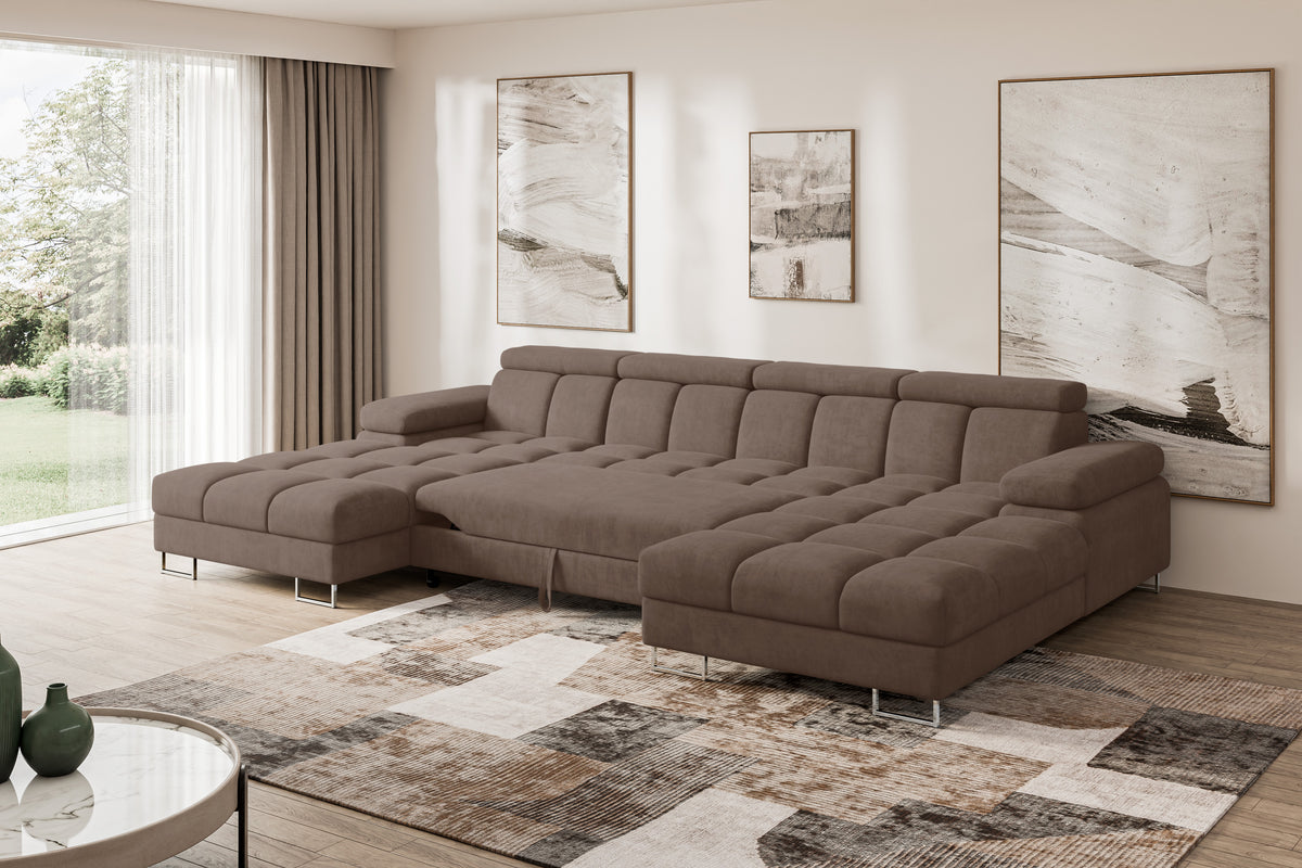 Wohnlandschaft COMA U2 Samt