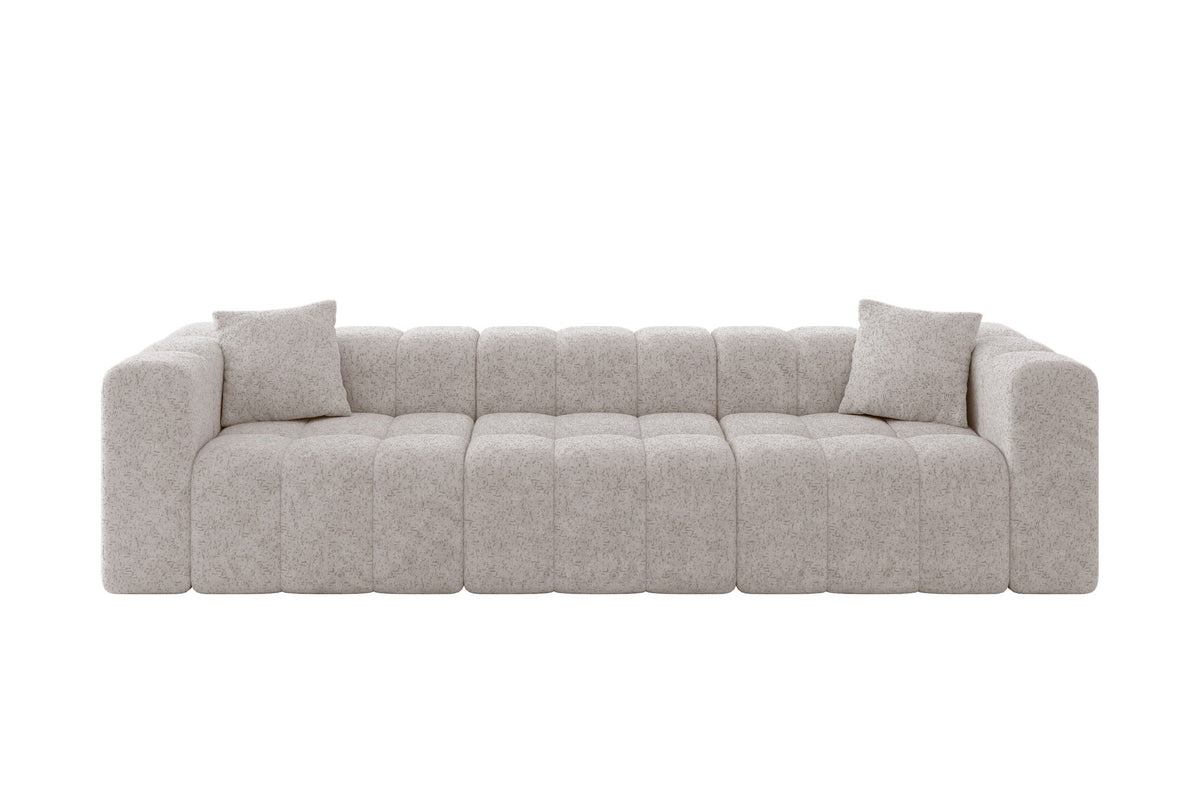 Sofa DONY-3 Chenille, Hellgrau - Bosco 09