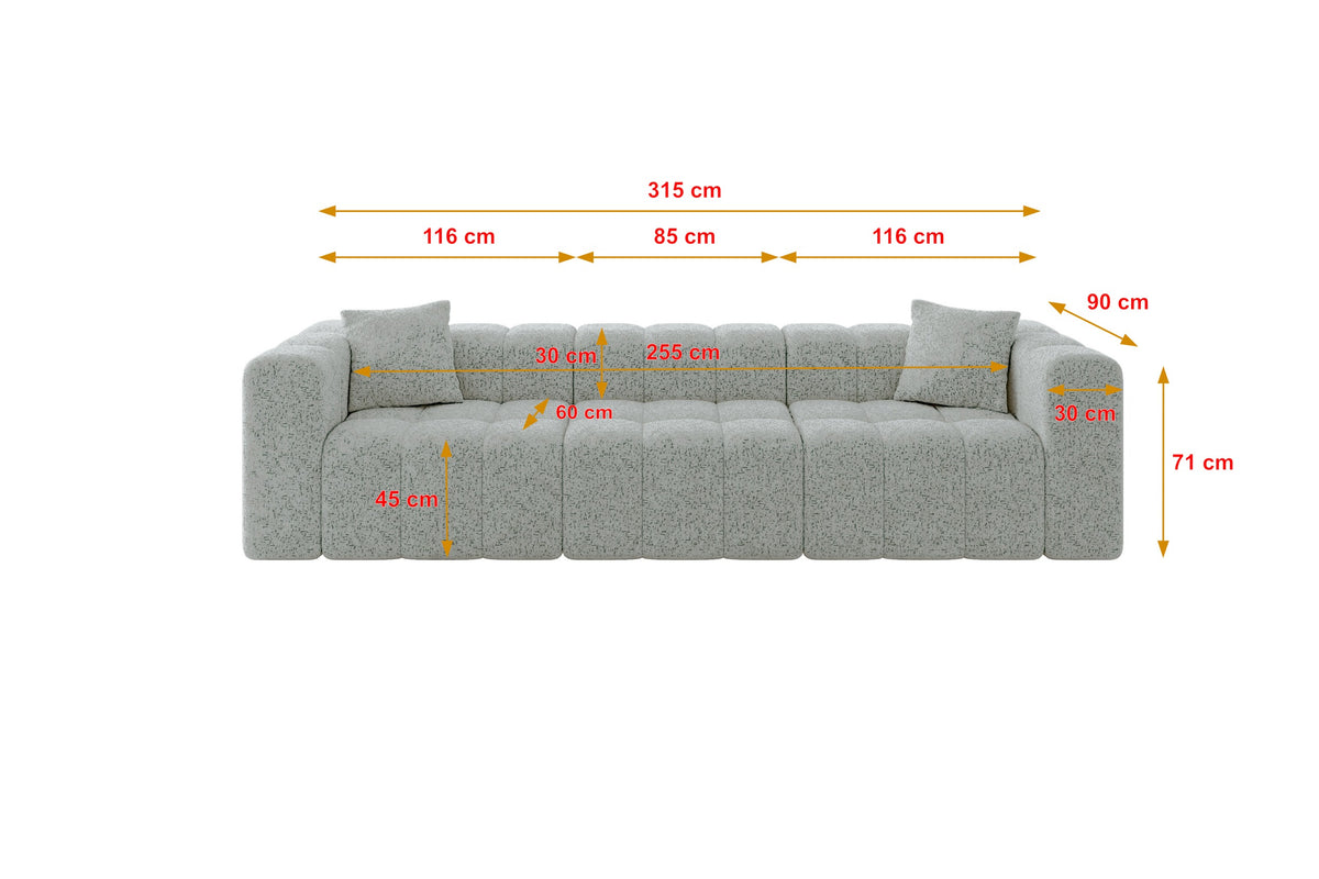 Sofa DONY-3 Chenille