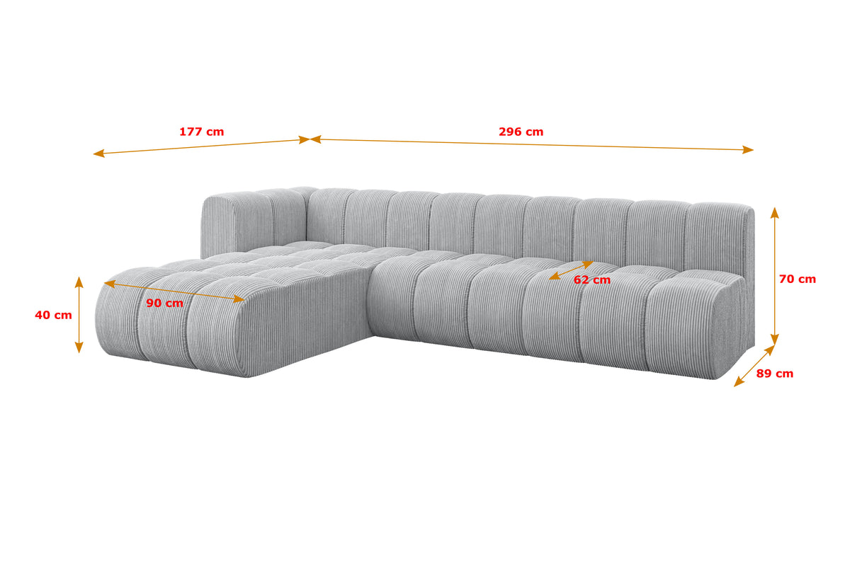 Ecksofa DARNEL-L2 Cord