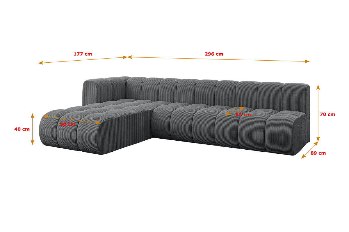 Ecksofa DARNEL-L2 Cord