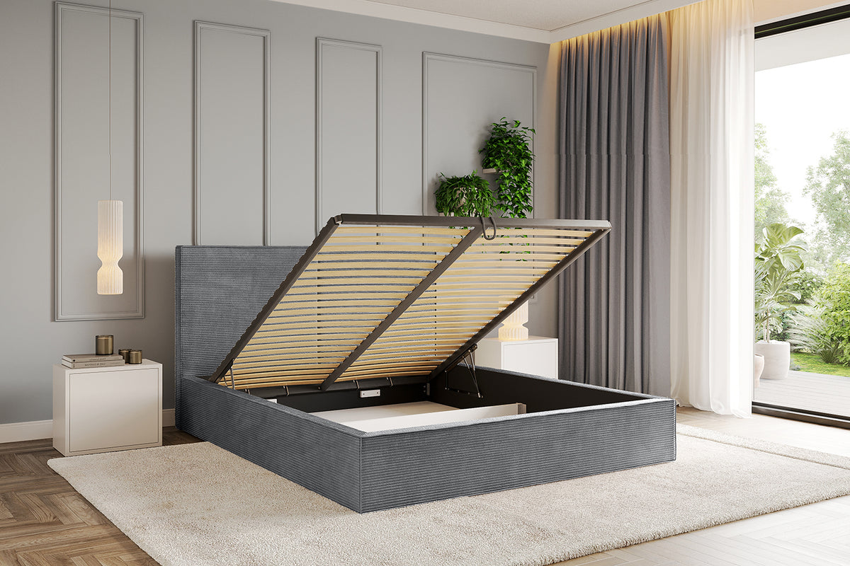 Łóżko tapicerowane EMMI sztruks