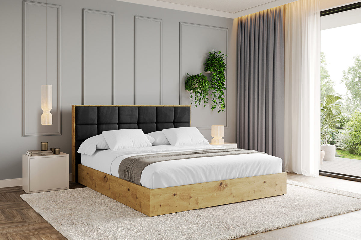 Łóżko tapicerowane ENZO2 welur