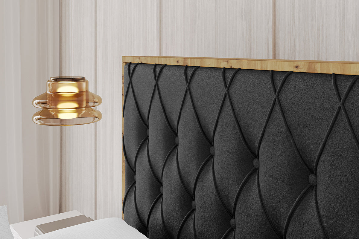 Łóżko tapicerowane ENZO5-Z ekoskóra