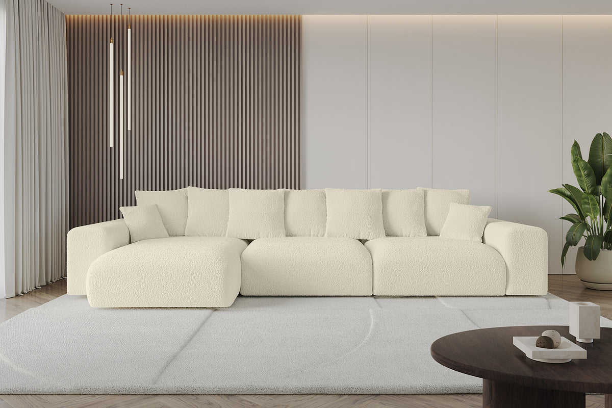 Ecksofa ESKAR-L2 Bouclé