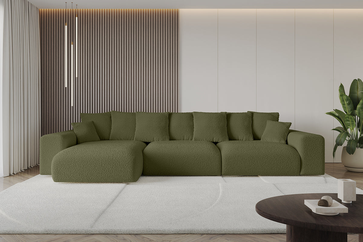 Ecksofa ESKAR-L2 Bouclé