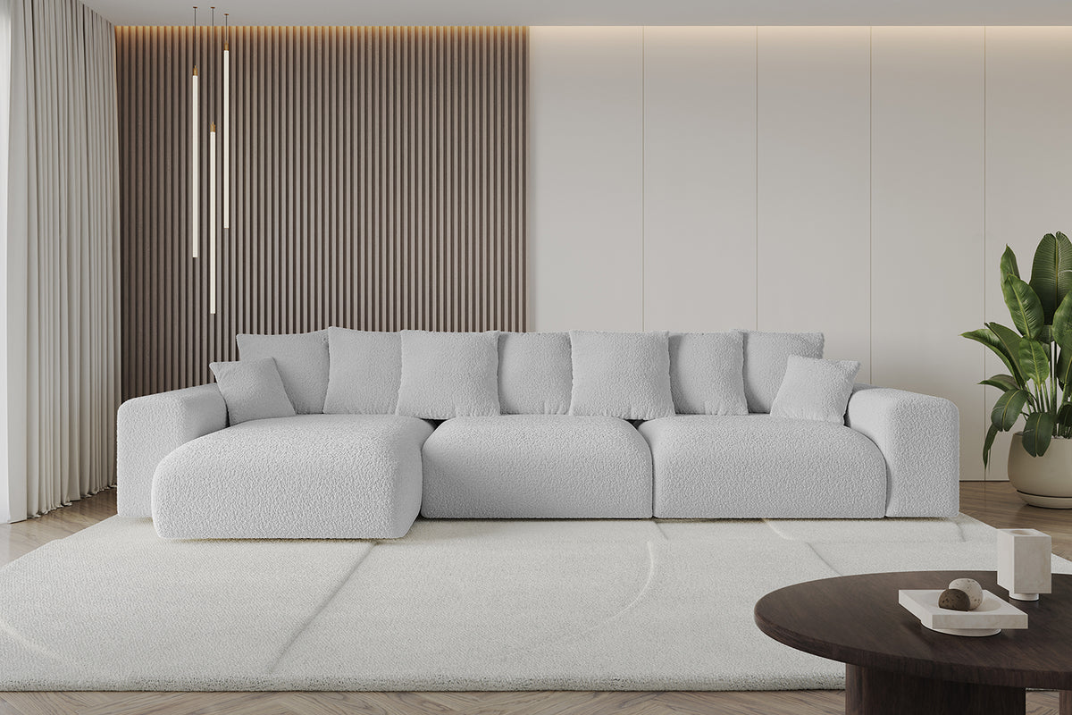 Ecksofa ESKAR-L2 Bouclé
