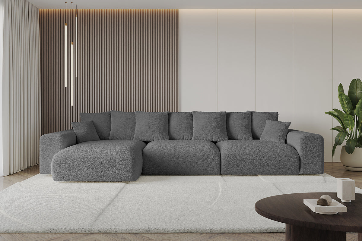 Ecksofa ESKAR-L2 Bouclé