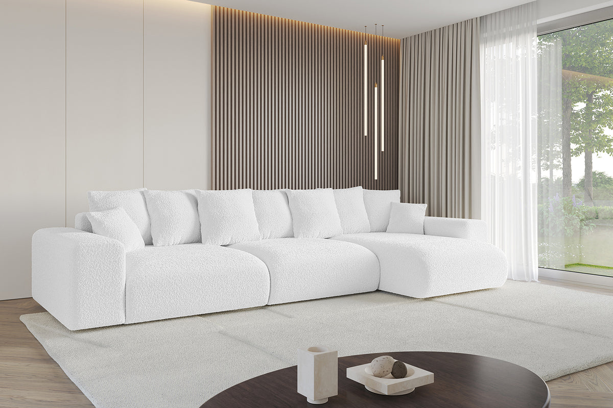 Ecksofa ESKAR-L2 Bouclé
